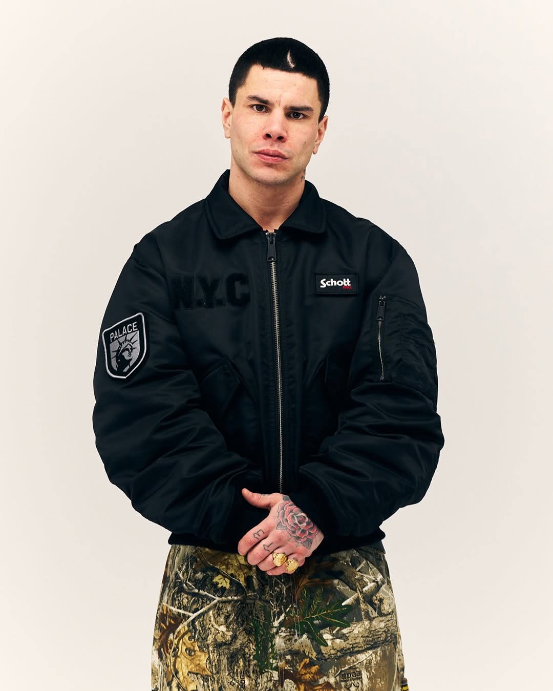 PALACE DROPS SPRING 2026 WITH SCHOTT NYC BOMBER COLLAB
