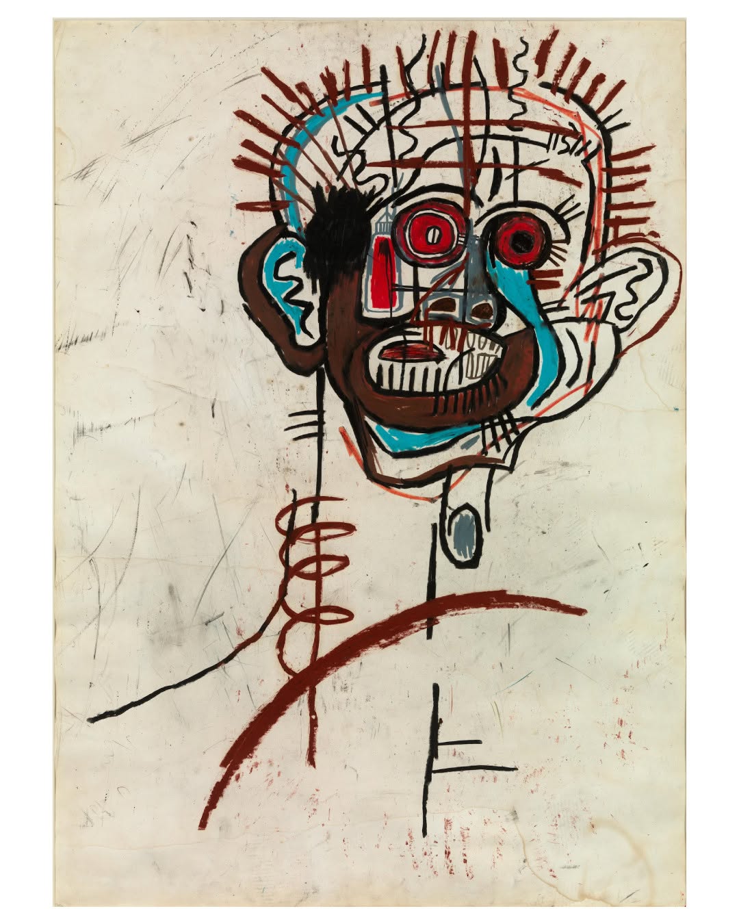 Why Basquiat's Secret Head Drawings Are Everywhere Right Now