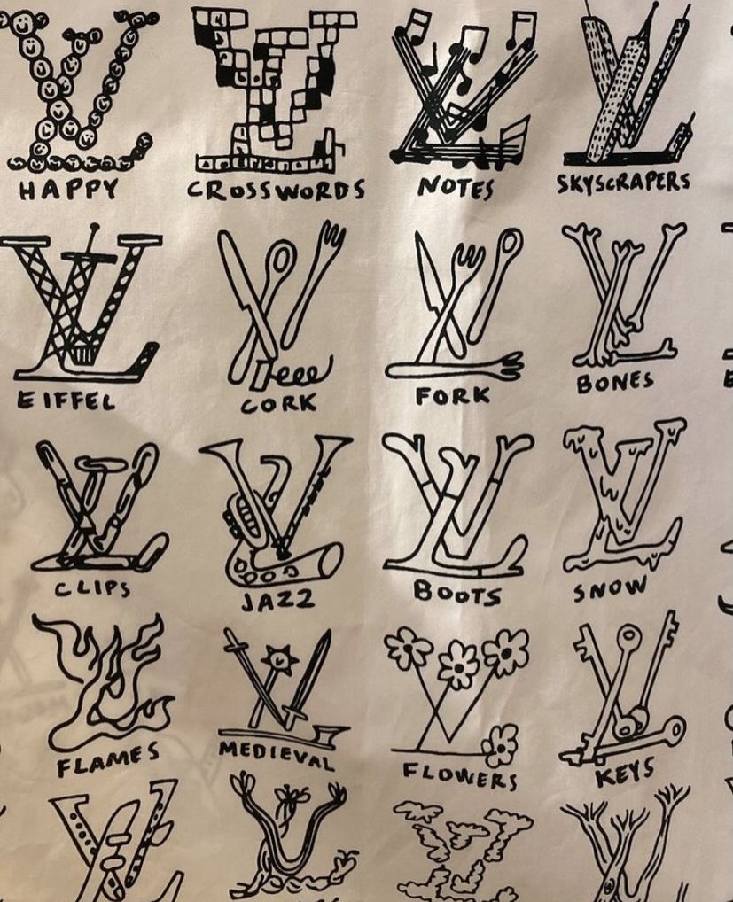 VIRGIL ABLOH Lv LOGO ITERATIONS PROVE DESIGN IMMORTALITY
