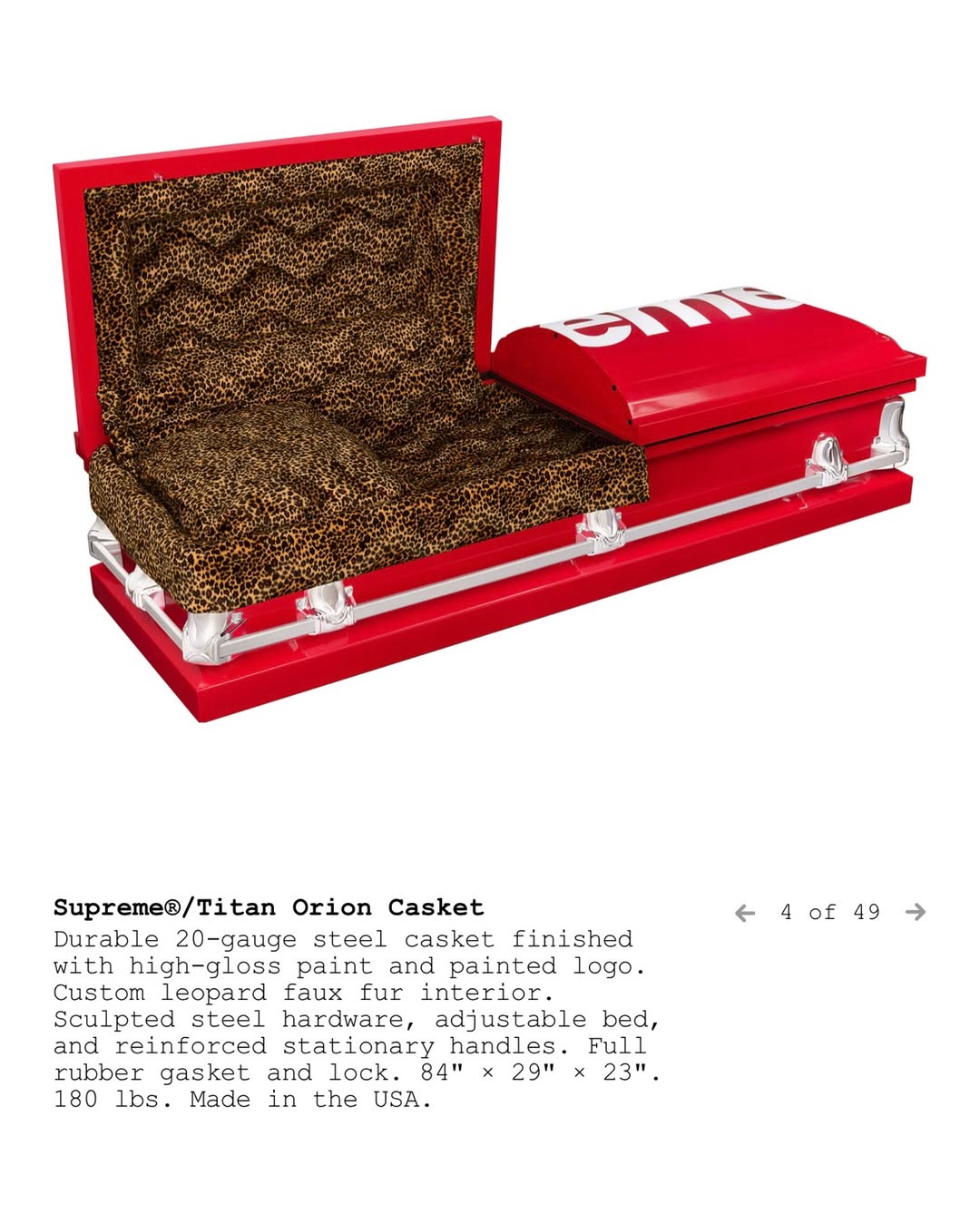 SUPREME DROPS BOXING RING AND COFFIN ACCESSORIES FOR SS26 (image 3)