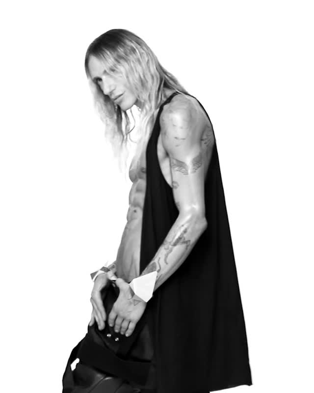 RICK OWENS DROPS TEMPLE SS26 TYRONE TANK WITH GOTS ORGANIC