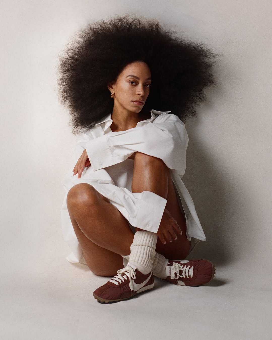 NIKE JACQUEMUS MOON SHOE FEATURES SOLANGE KNOWLES