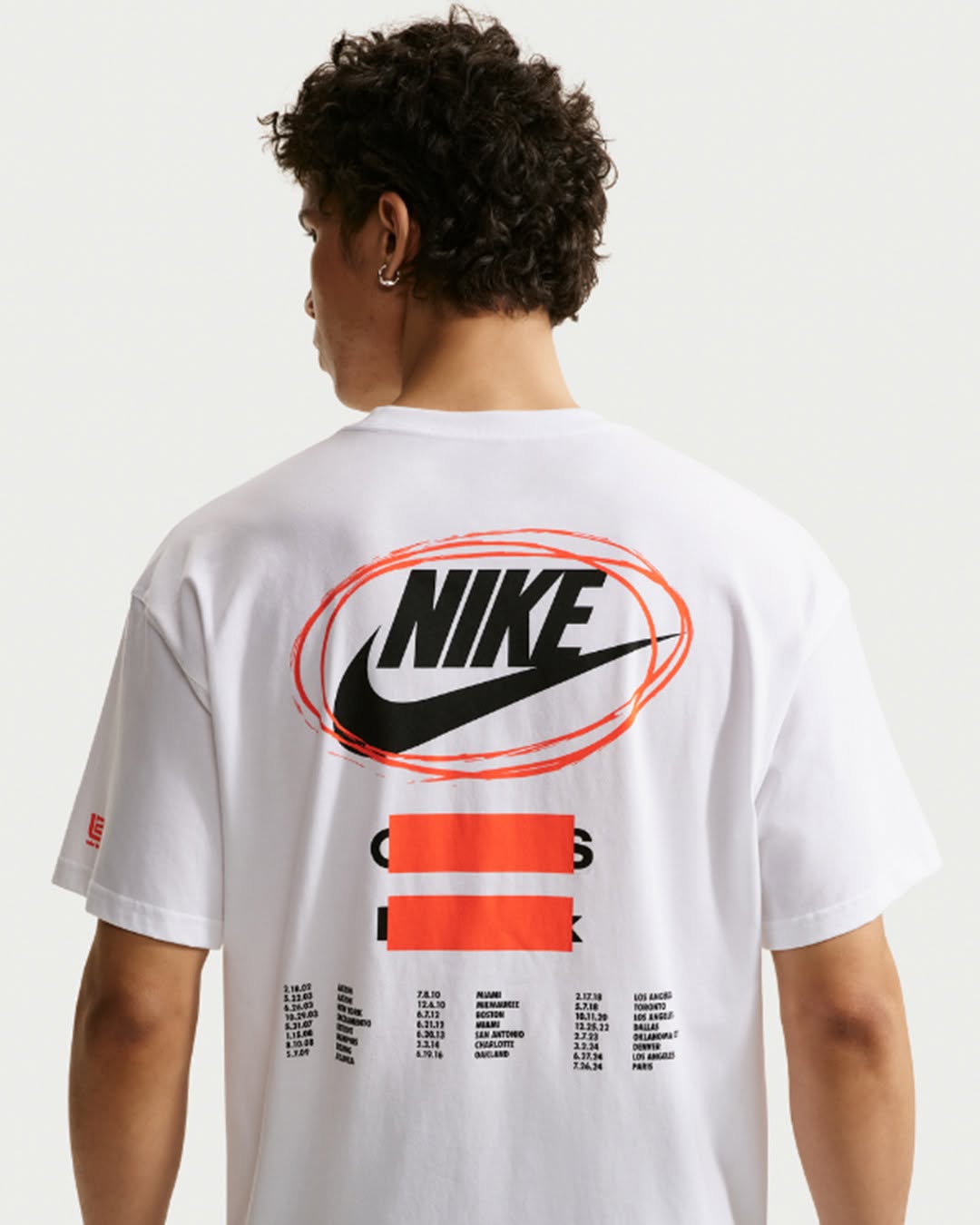 LEBRON JAMES NIKE SHIRT MOCKS ADIDAS REEBOK WITH CROSSED OUT LOGOS
