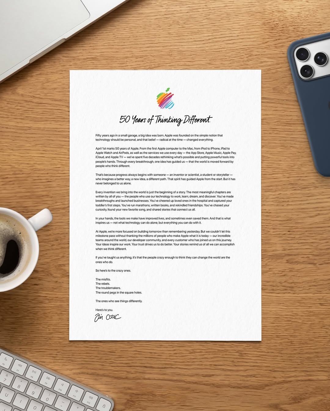 APPLE LAUNCHES HELLOAPPLE INSTAGRAM AS 50TH ANNIVERSARY CELEBRATION BEGINS (image 2)