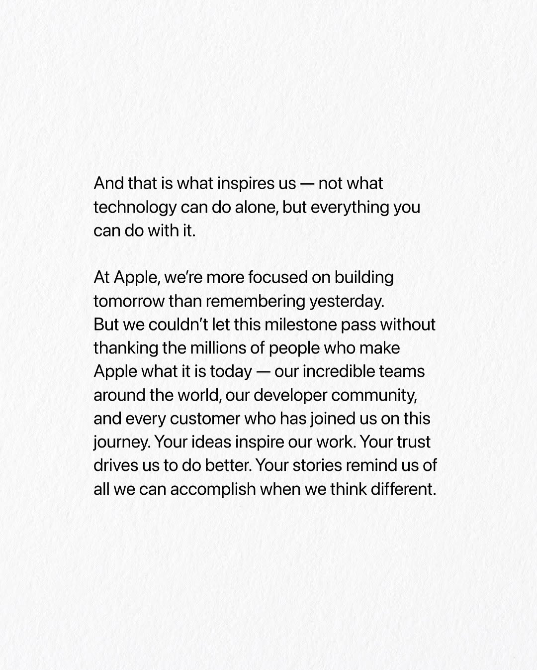 APPLE LAUNCHES HELLOAPPLE INSTAGRAM AS 50TH ANNIVERSARY CELEBRATION BEGINS (image 6)