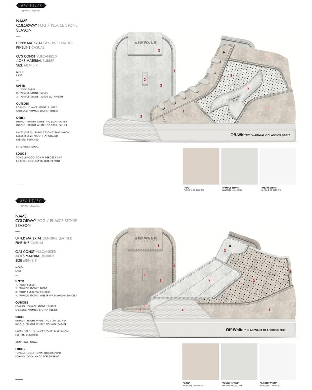 OFF WHITE VIRGIL ABLOH UNRELEASED AIRWALK COLLABORATION SURFACES FROM 2016 ARCHIVE (image 2)
