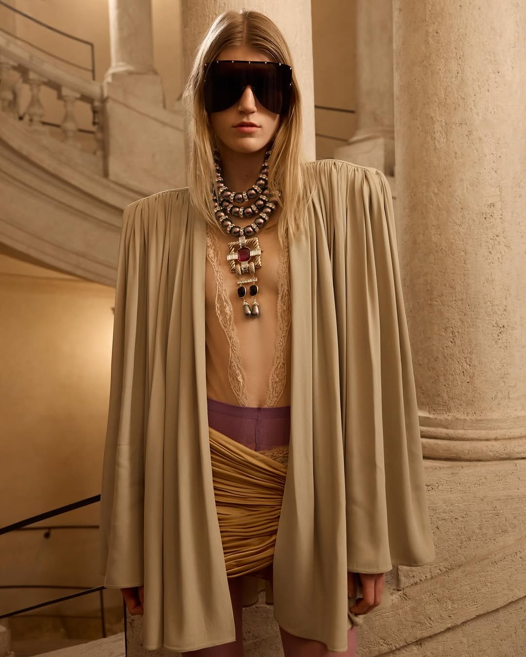 ALESSANDRO MICHELE STAGES INTERFERENZE IN ROME PALAZZO BARBERINI (image 4)