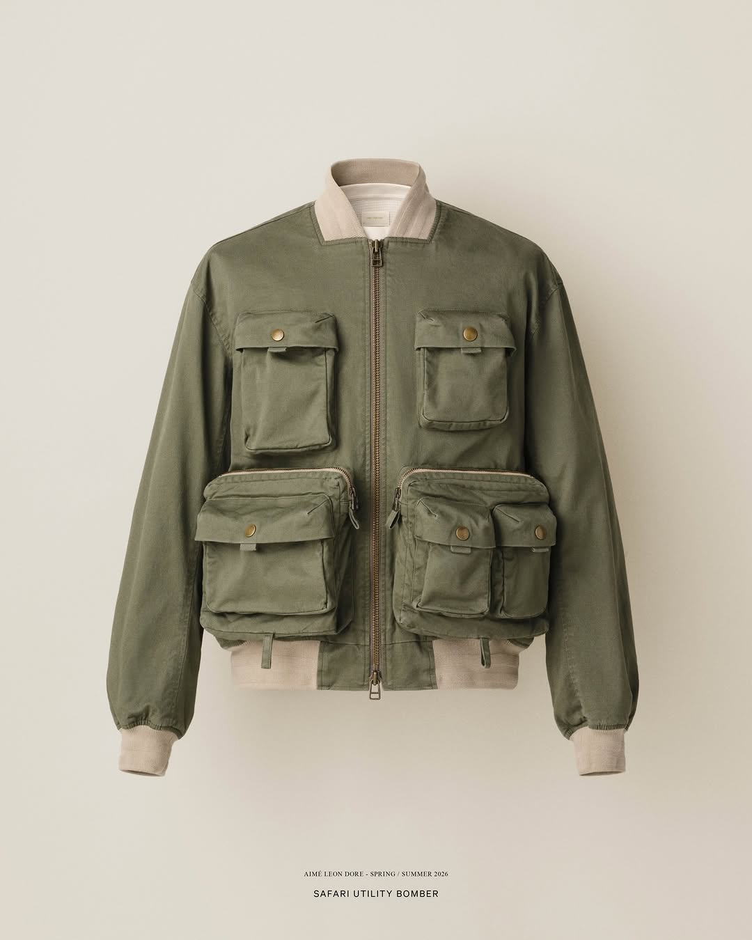 AIME LEON DORE SS26 DELIVERY 2 LAUNCHES WITH LINEN CABLE KNITS AND OFFICER PANTS (image 2)