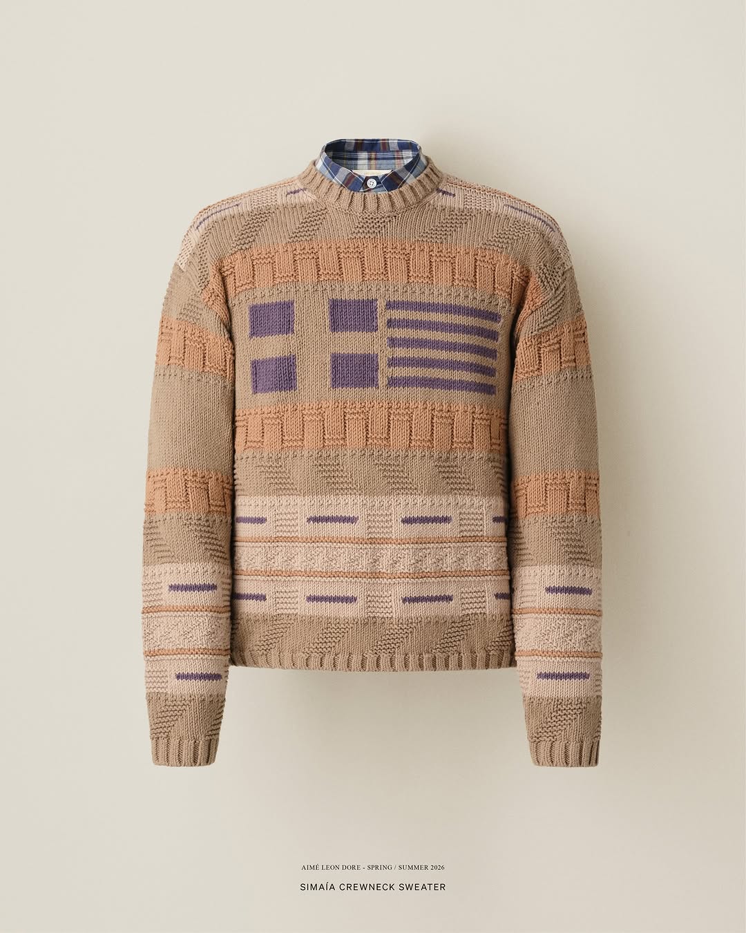 AIME LEON DORE SS26 DELIVERY 2 LAUNCHES WITH LINEN CABLE KNITS AND OFFICER PANTS (image 7)