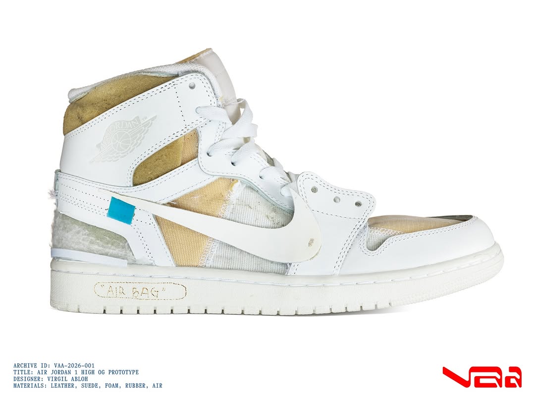 VIRGIL ABLOH AJ1 PROTOTYPE RELEASES AS ARCHIVE VAA-2026-001
