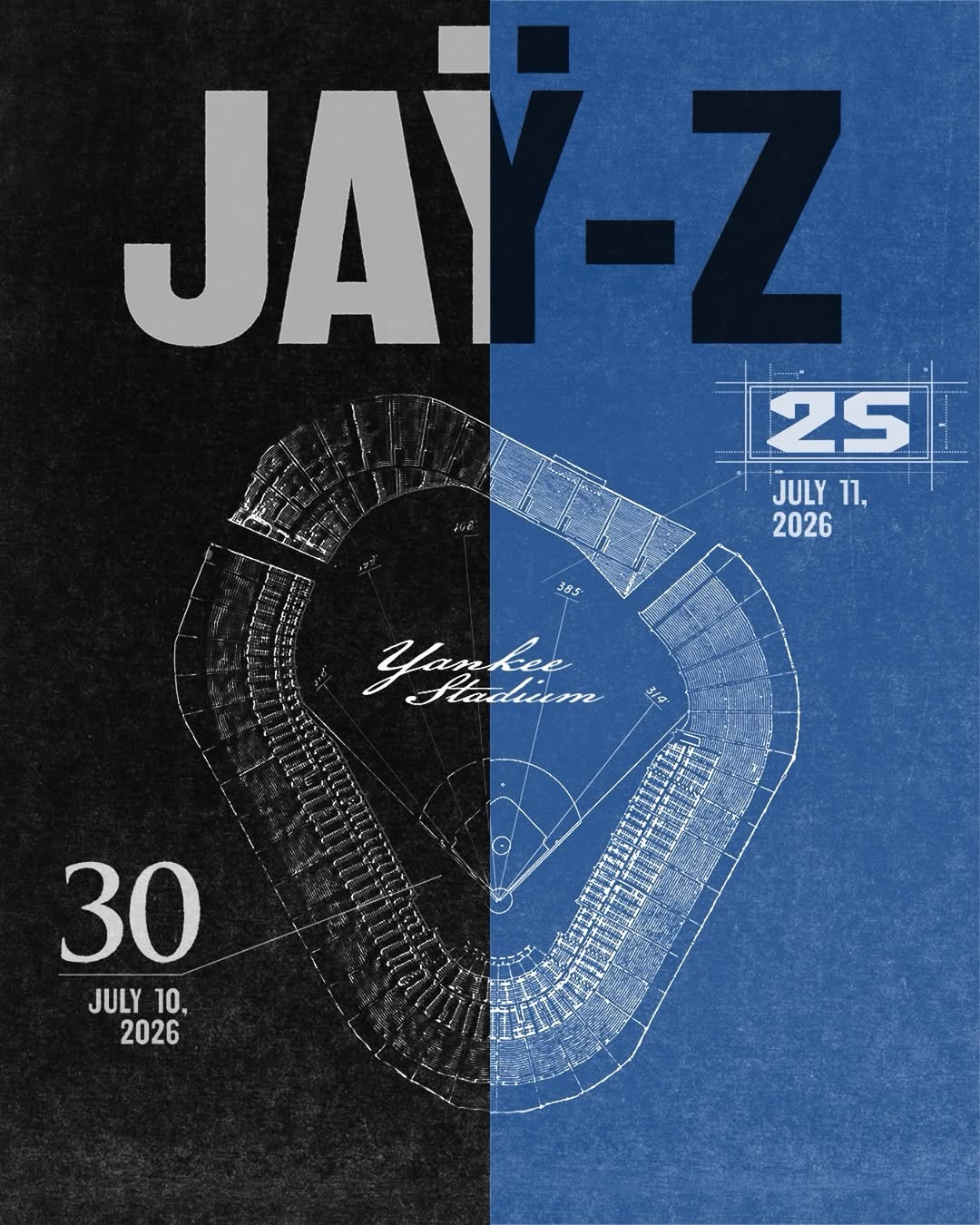 JAY Z ANNOUNCES YANKEE STADIUM CONCERTS FOR REASONABLE DOUBT BLUEPRINT ANNIVERSARIES (image 2)