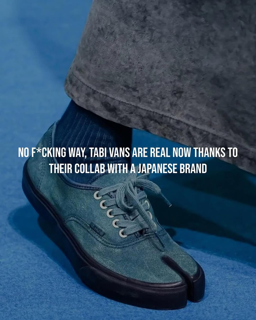 FDMTL X VANS AUTHENTIC TABI: JAPAN'S SPLIT-TOE TAKES SKATE