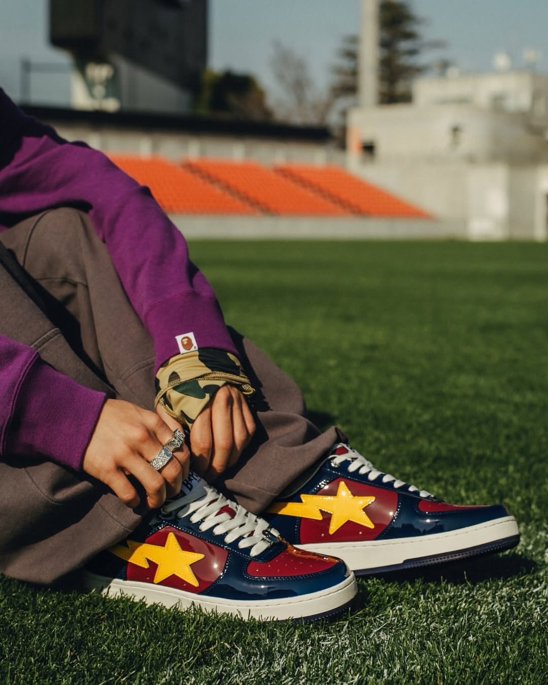 BAPE STA FOOTBALL COLORS: THE SILHOUETTE THAT NEVER NEEDED SPORT
