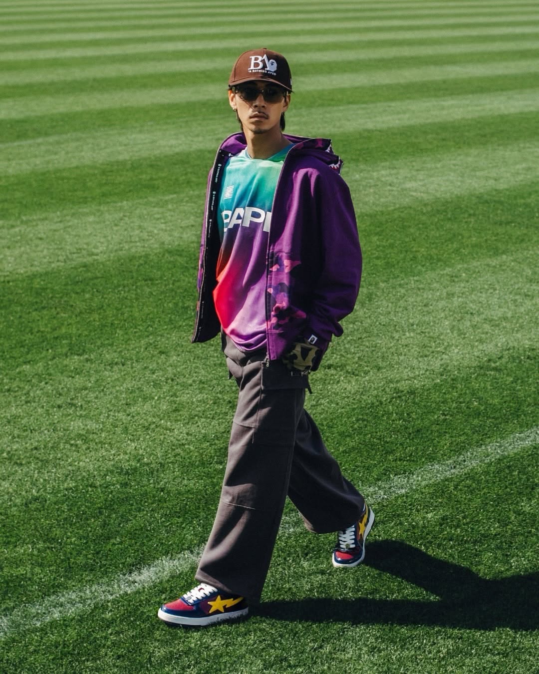 BAPE STA FOOTBALL COLORS: THE SILHOUETTE THAT NEVER NEEDED SPORT (image 2)
