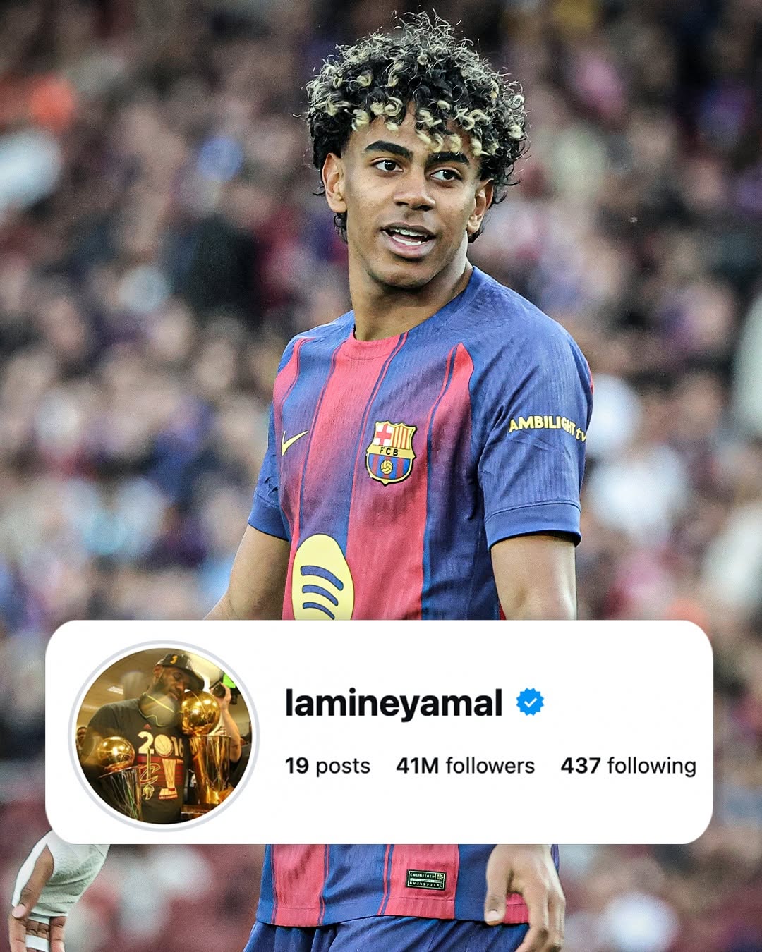 Lamine Yamal Changed His Profile Picture to LeBron