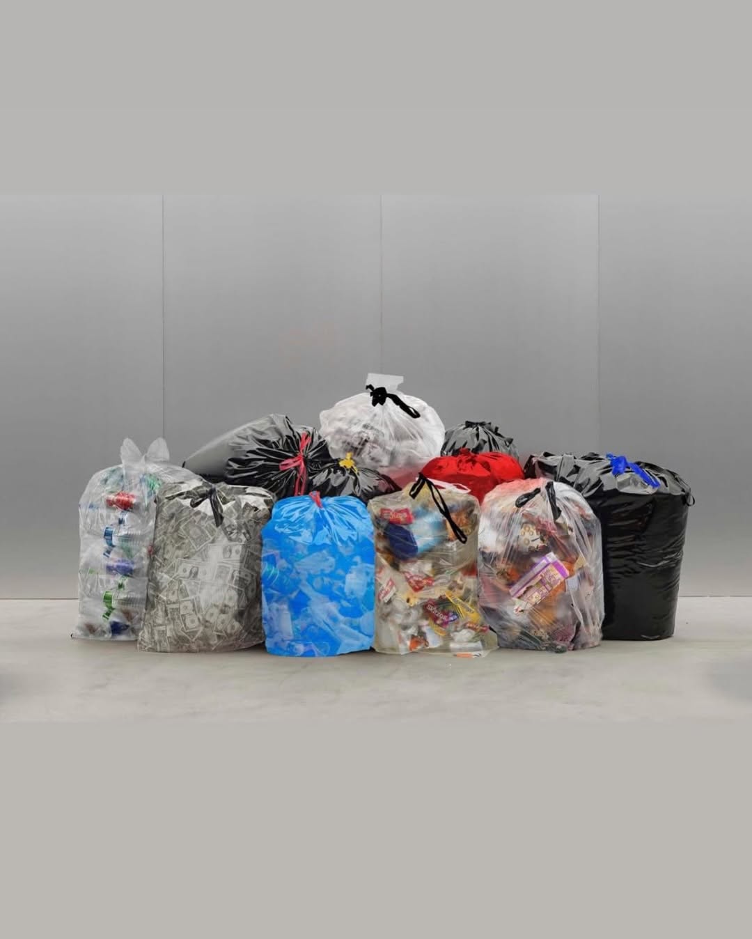 ASAP ROCKY HOMMEMADE TRASH BAG COUCH IS SURREALISM WITH A PRICE TAG