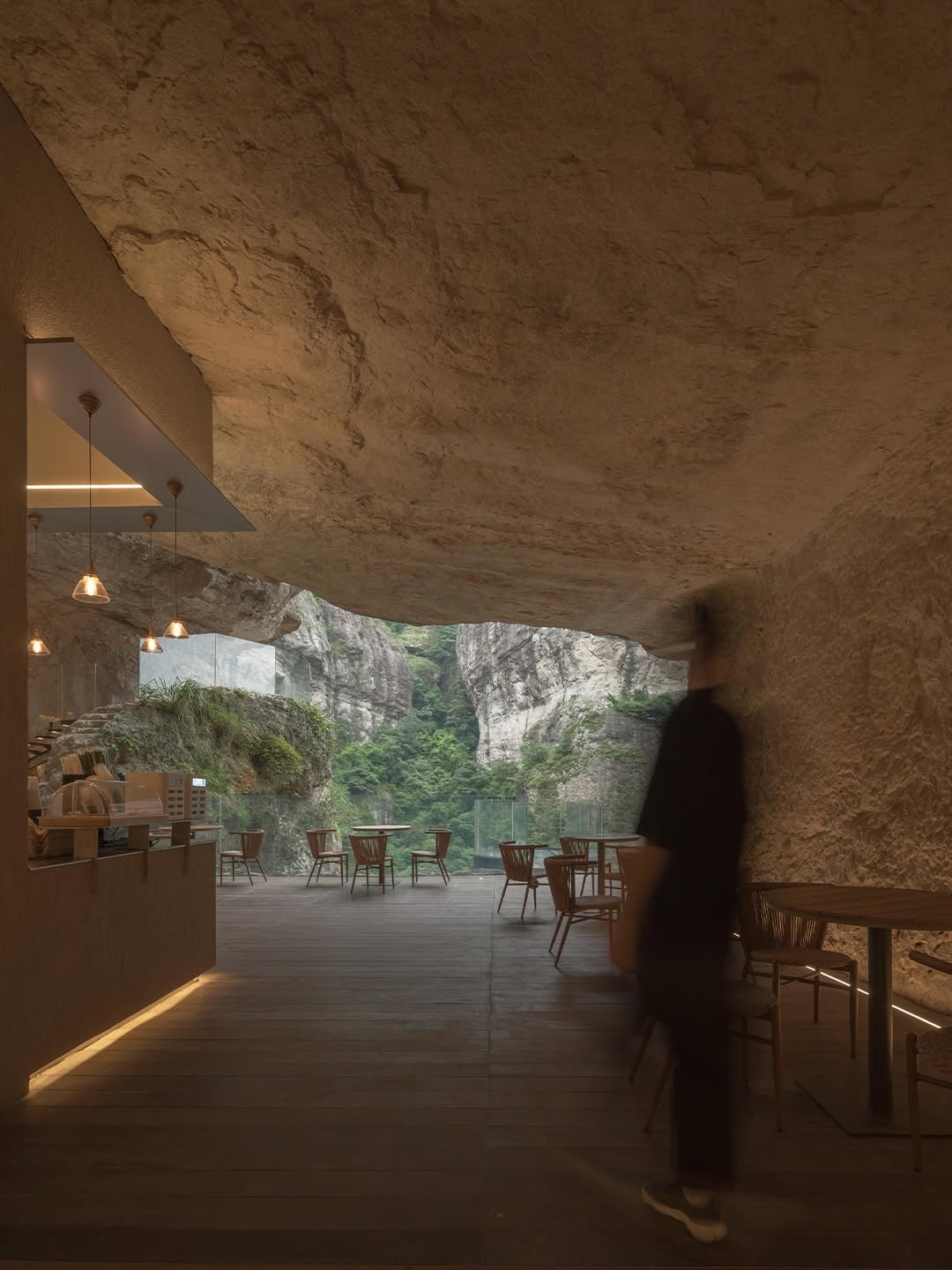 Slow Coral Built a Coffee Bar Inside a Volcanic Cliff and Won Dezeen 2025 (image 4)
