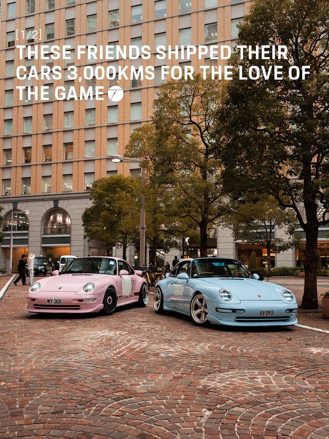 TYPE7 DOCUMENTS TWO 993S FROM HONG KONG TO LUFT TOKYO