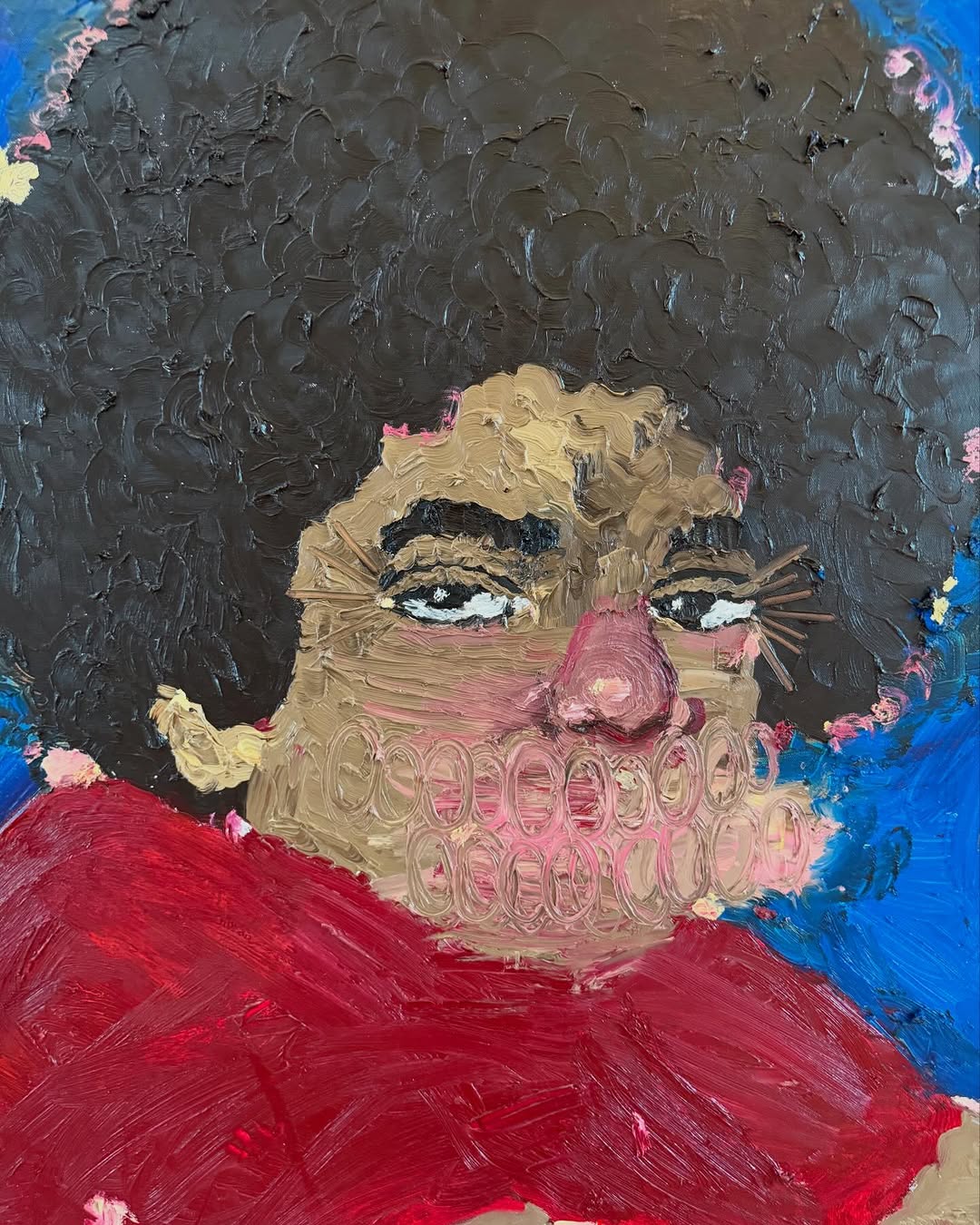 SLAWN PAINTED THE MJ ALTERNATIVE VINYL IN OIL ONCE (image 4)