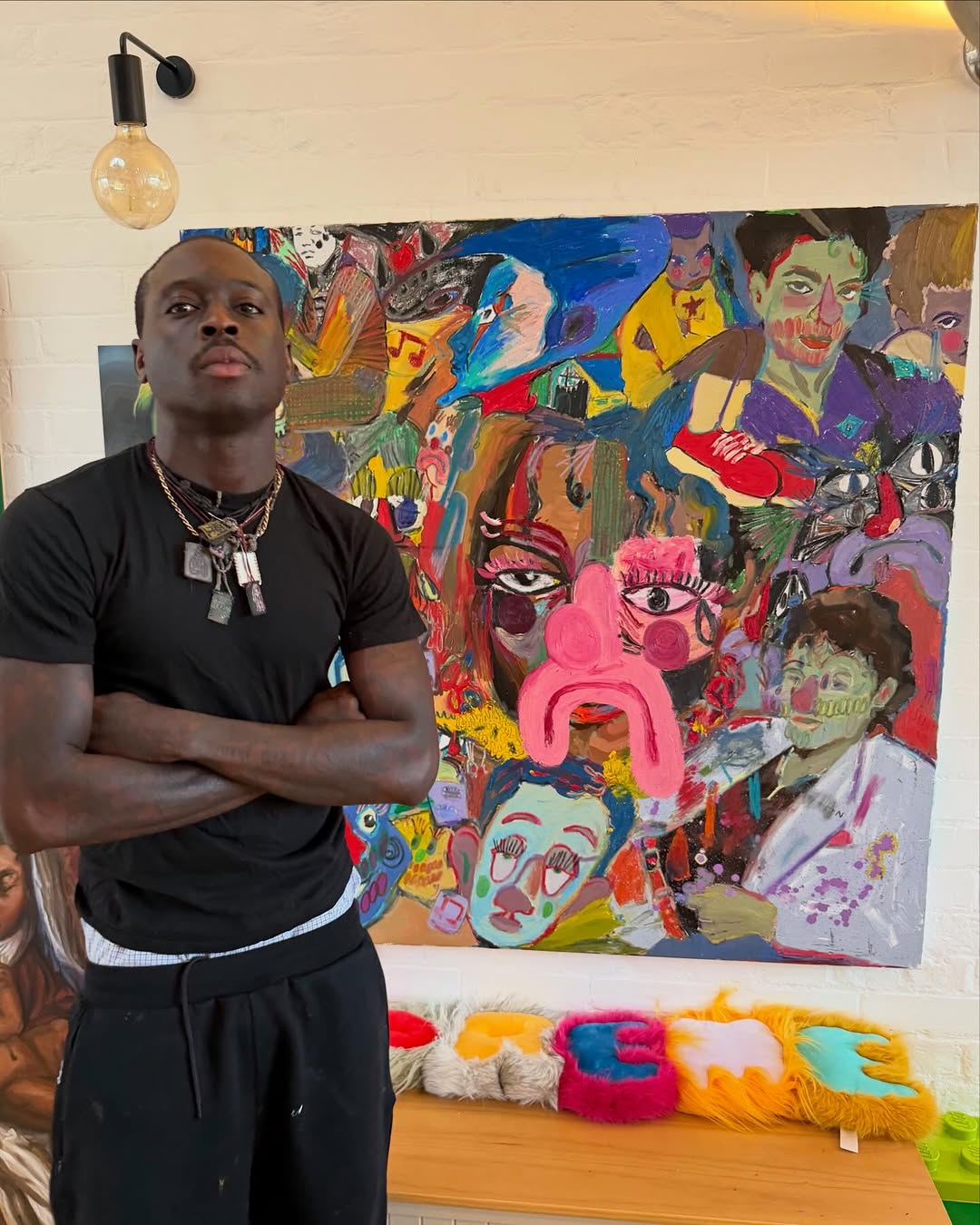 SLAWN PAINTED THE MJ ALTERNATIVE VINYL IN OIL ONCE (image 6)