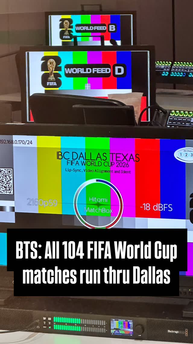 DALLAS IBC ROUTES ALL 104 WORLD CUP MATCHES TO EARTH (image 2)