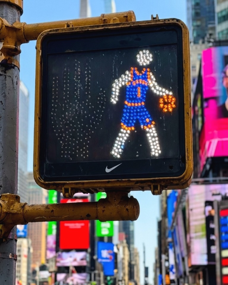 VERTEX.CGI REPLACED TIMES SQUARE CROSSWALKS WITH THE KNICKS (image 4)