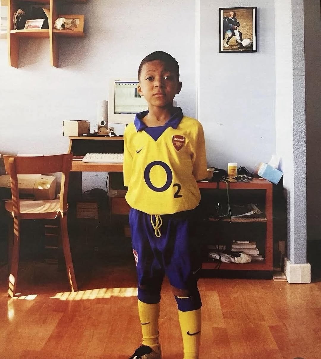 Kylian Mbappe in France colors during the 2026 World Cup