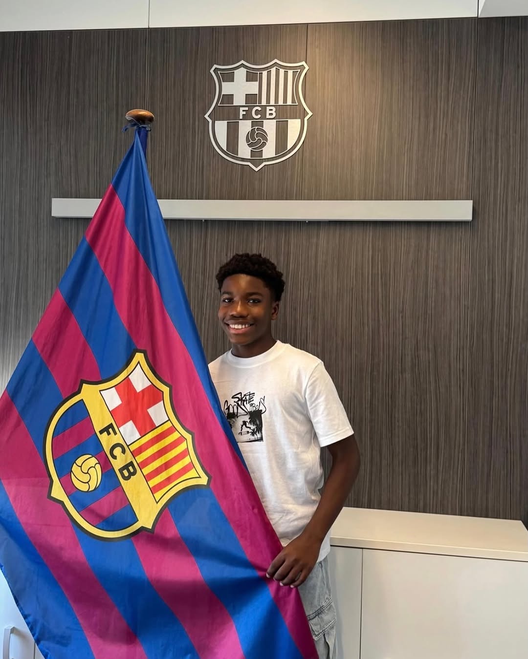 Barka Seif, the 11 year old Tanzanian footballer who signed for FC Barcelona La Masia academy