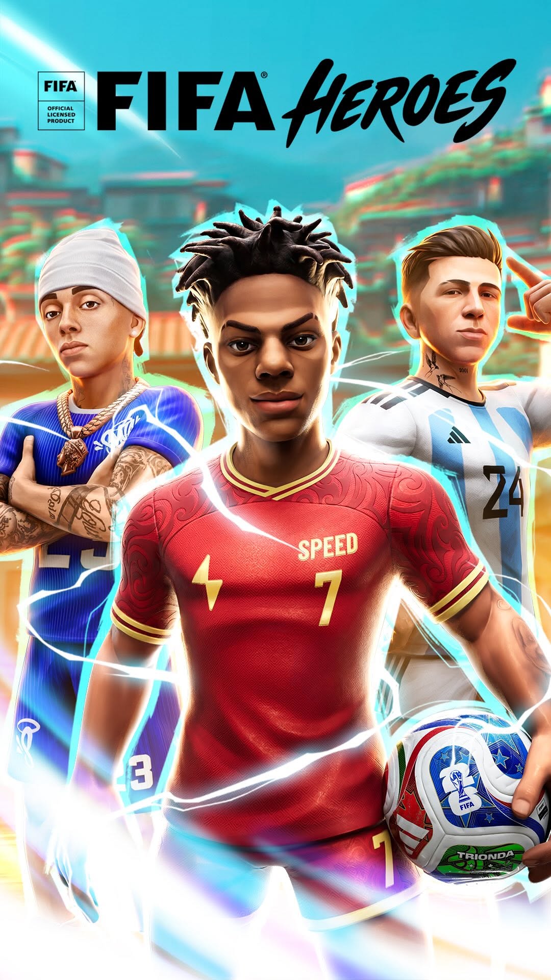 FIFA Heroes cover featuring iShowSpeed as a playable character, from the FIFA World Cup Instagram announcement
