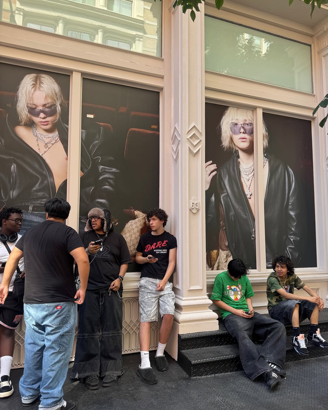 Nettspend at the Gucci pop up in New York City, June 2026.