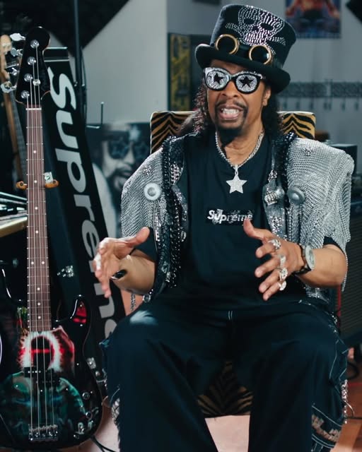 The Supreme and Fender American Professional II Precision Bass with a Bootsy Collins graphic, Spring Summer 2026.