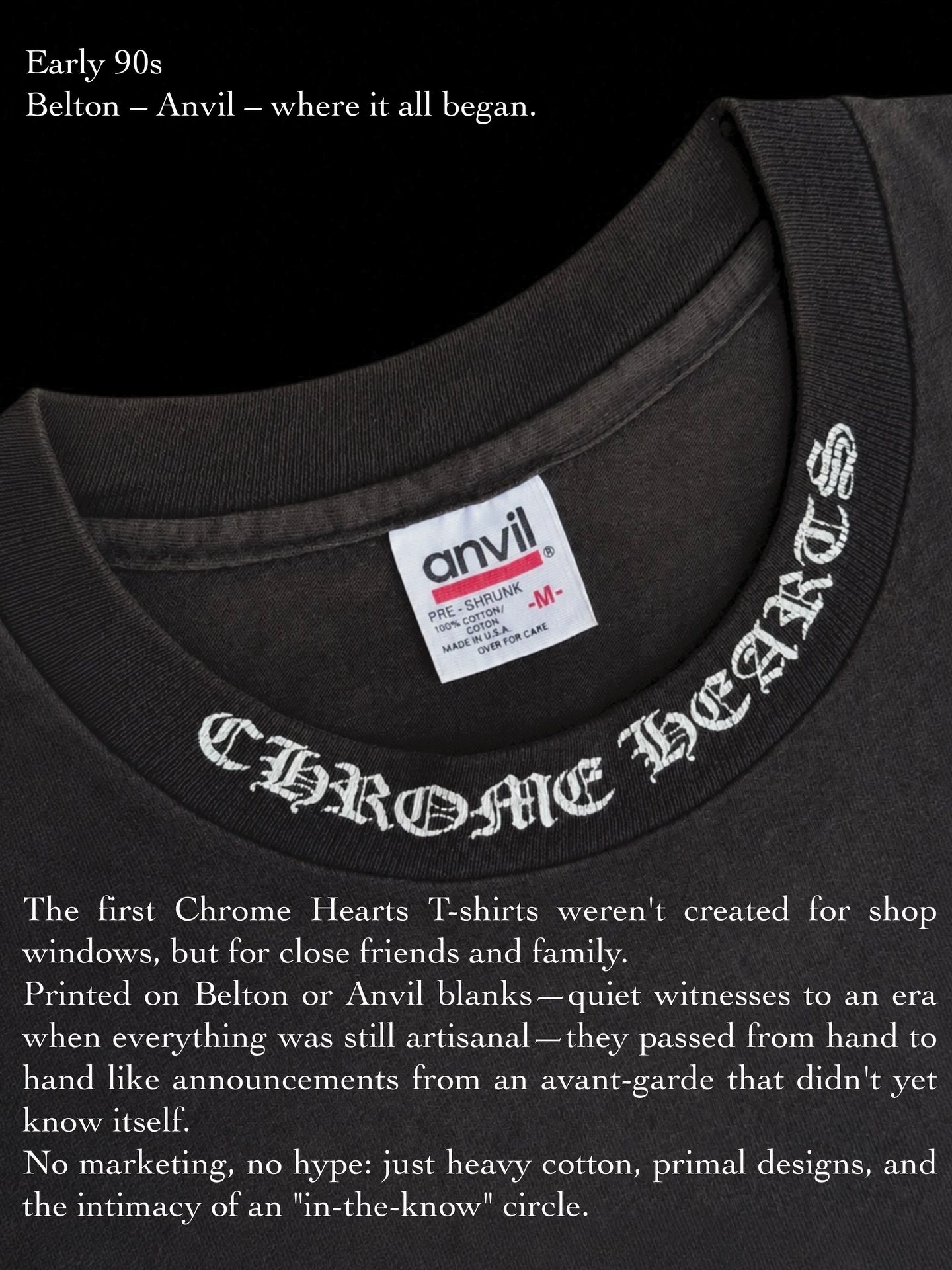 CHROME HEARTS TEE FAKES FAIL ONE NECK TAG TEST (image 3)