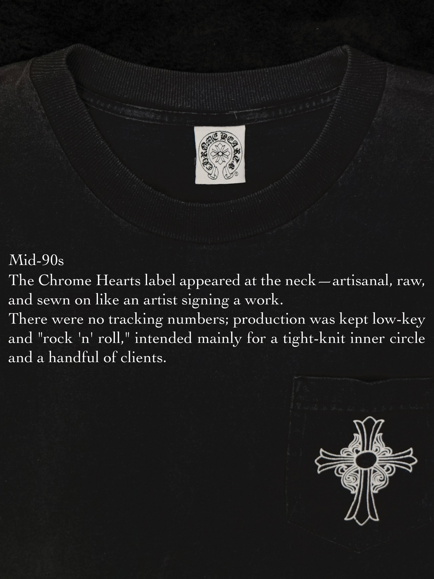 CHROME HEARTS TEE FAKES FAIL ONE NECK TAG TEST (image 4)