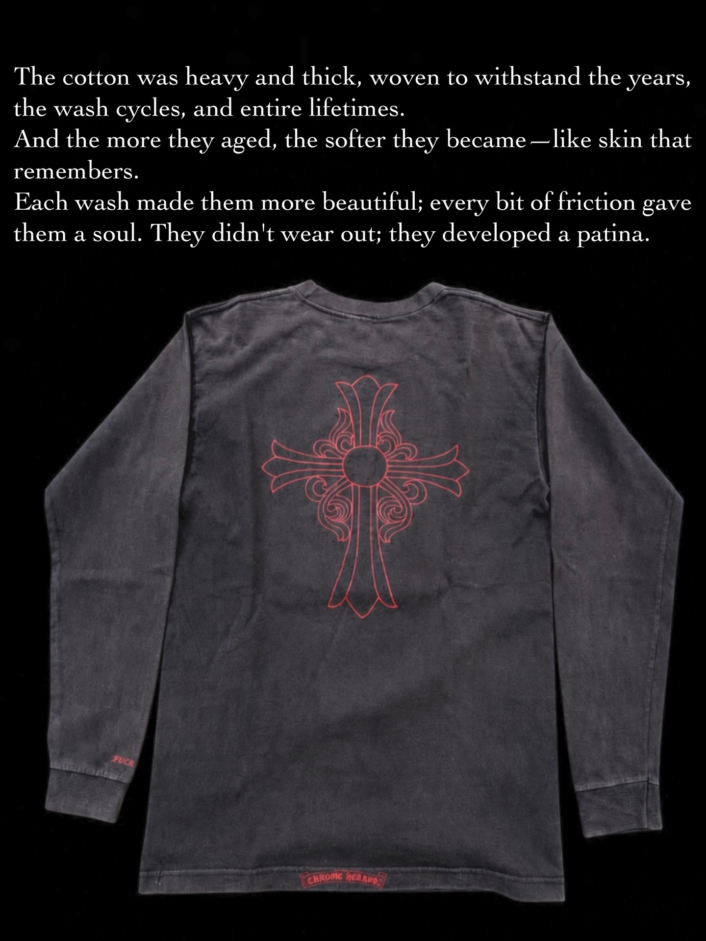 CHROME HEARTS TEE FAKES FAIL ONE NECK TAG TEST (image 7)