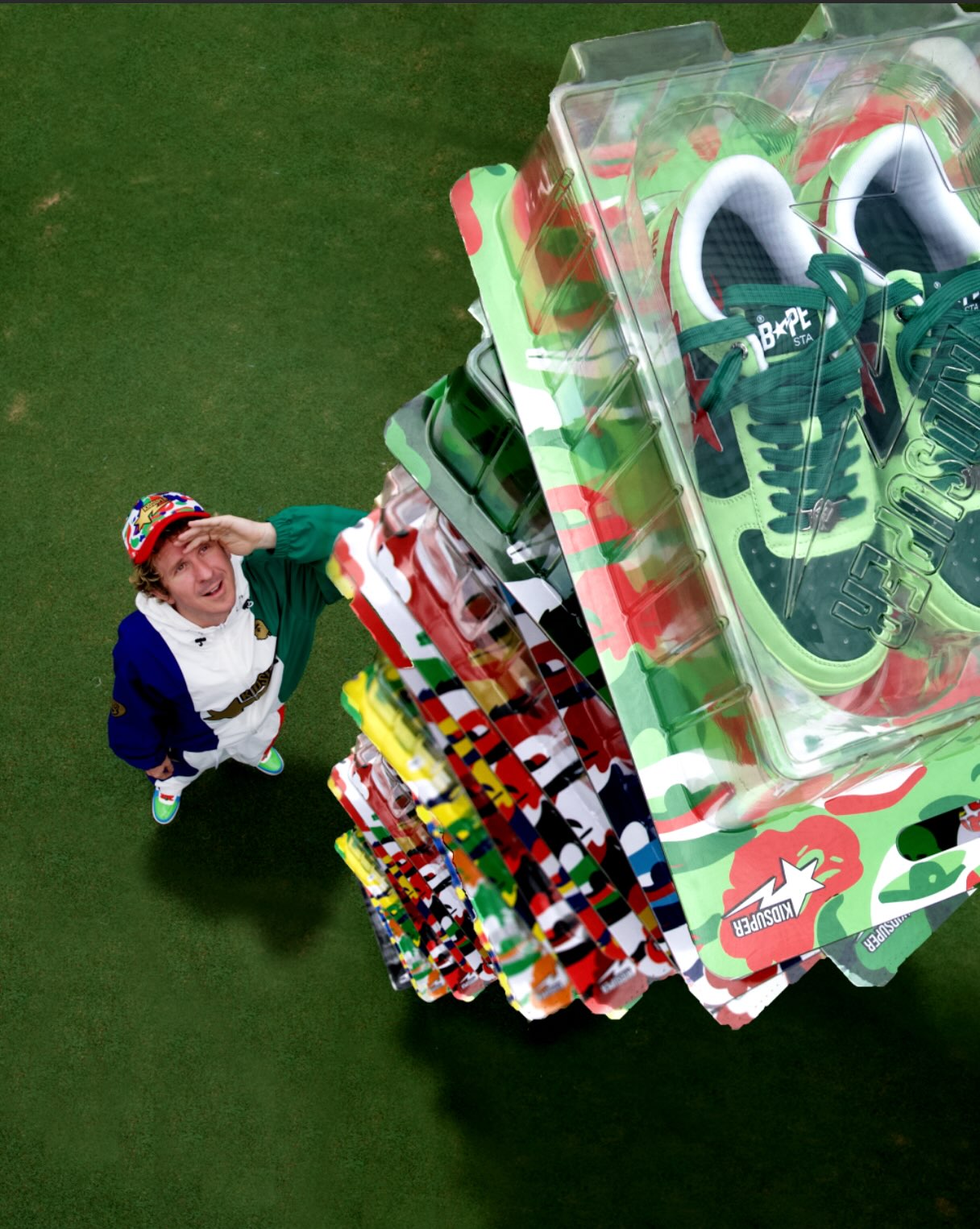 KIDSUPER X BAPE BAPESTAS GONE FOREVER JULY 19 (image 2)