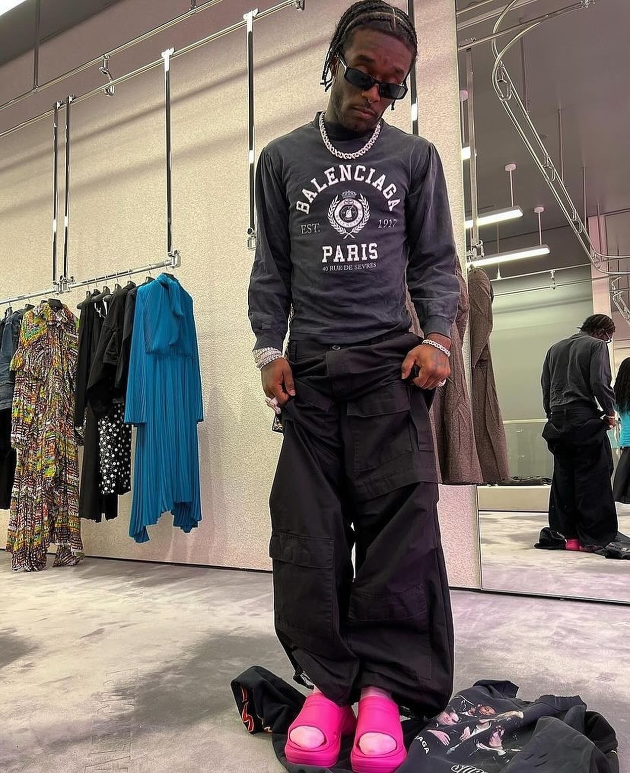LIL UZI VERT SLEPT INSIDE A BALENCIAGA STORE (image 8)