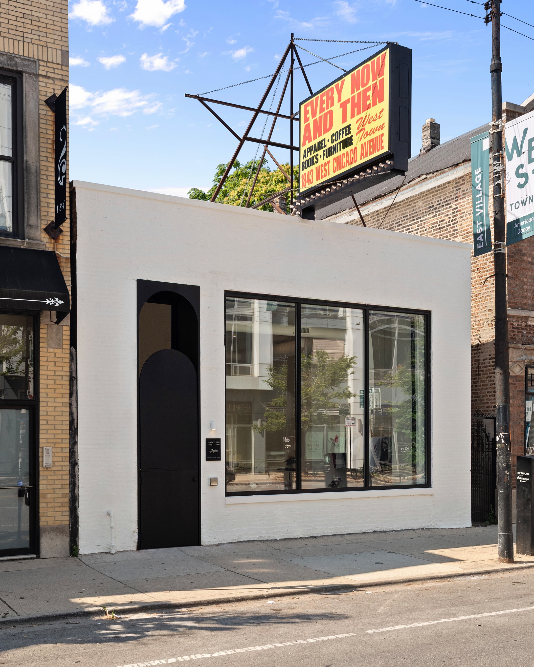 Interior of Joe Freshgoods' Every Now and Then concept space and Josephine's cafe at 1843 W. Chicago Ave. in Chicago