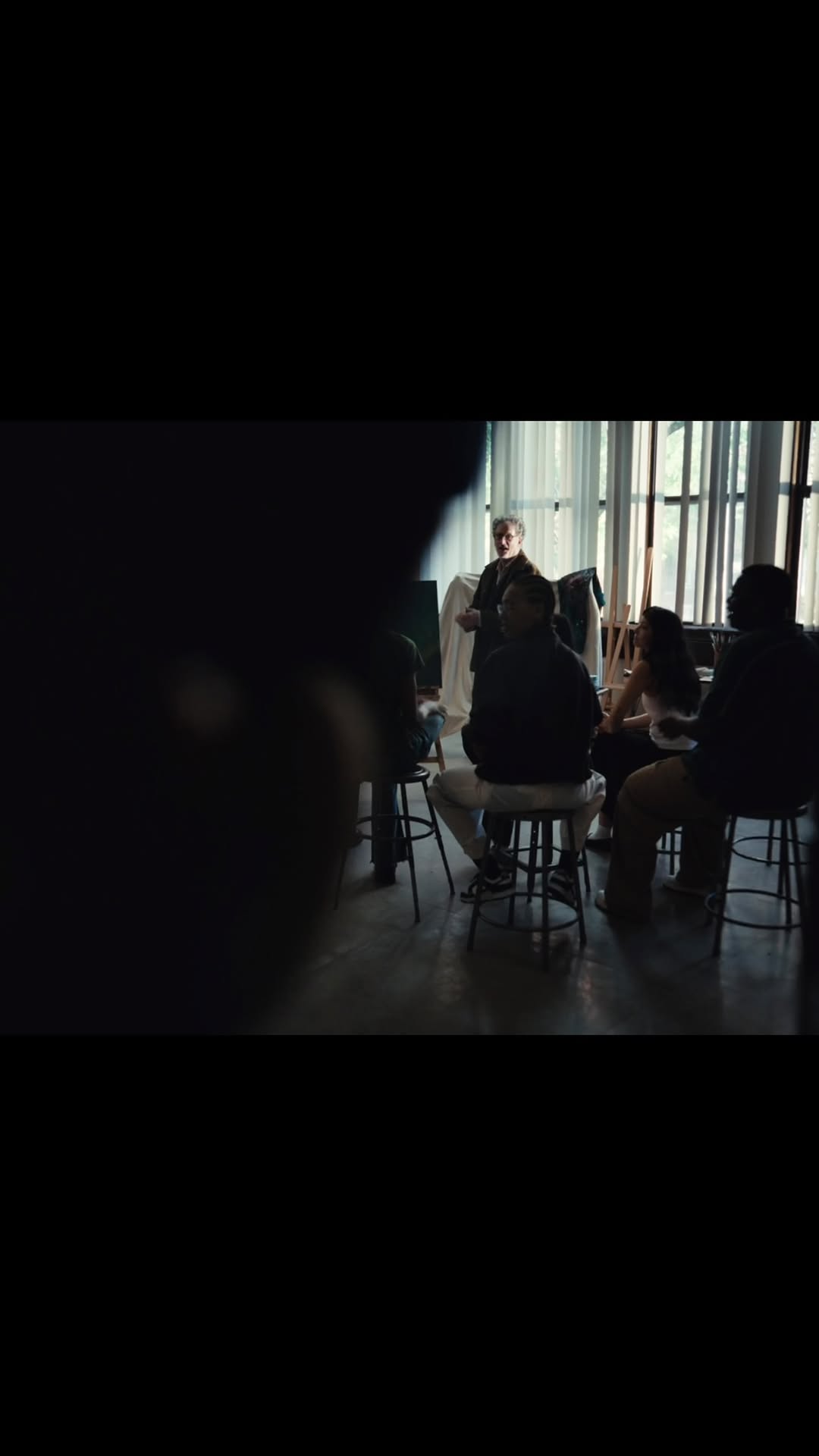 A photo from the Nike produced short film marking Aya Brown's acting debut.