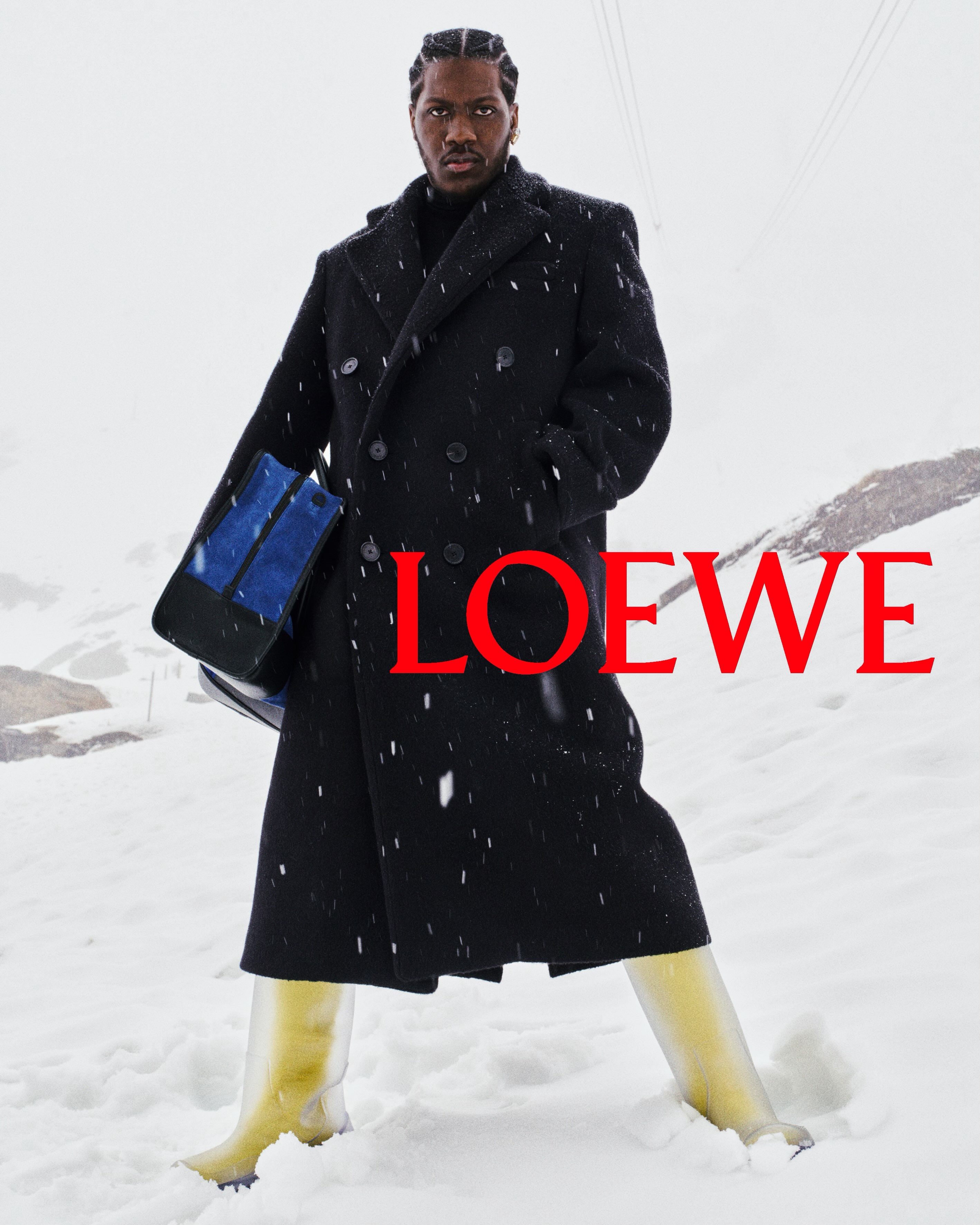 LIL YACHTY AND JULIA GARNER SCALE A GLACIER FOR LOEWE FW26 (image 2)