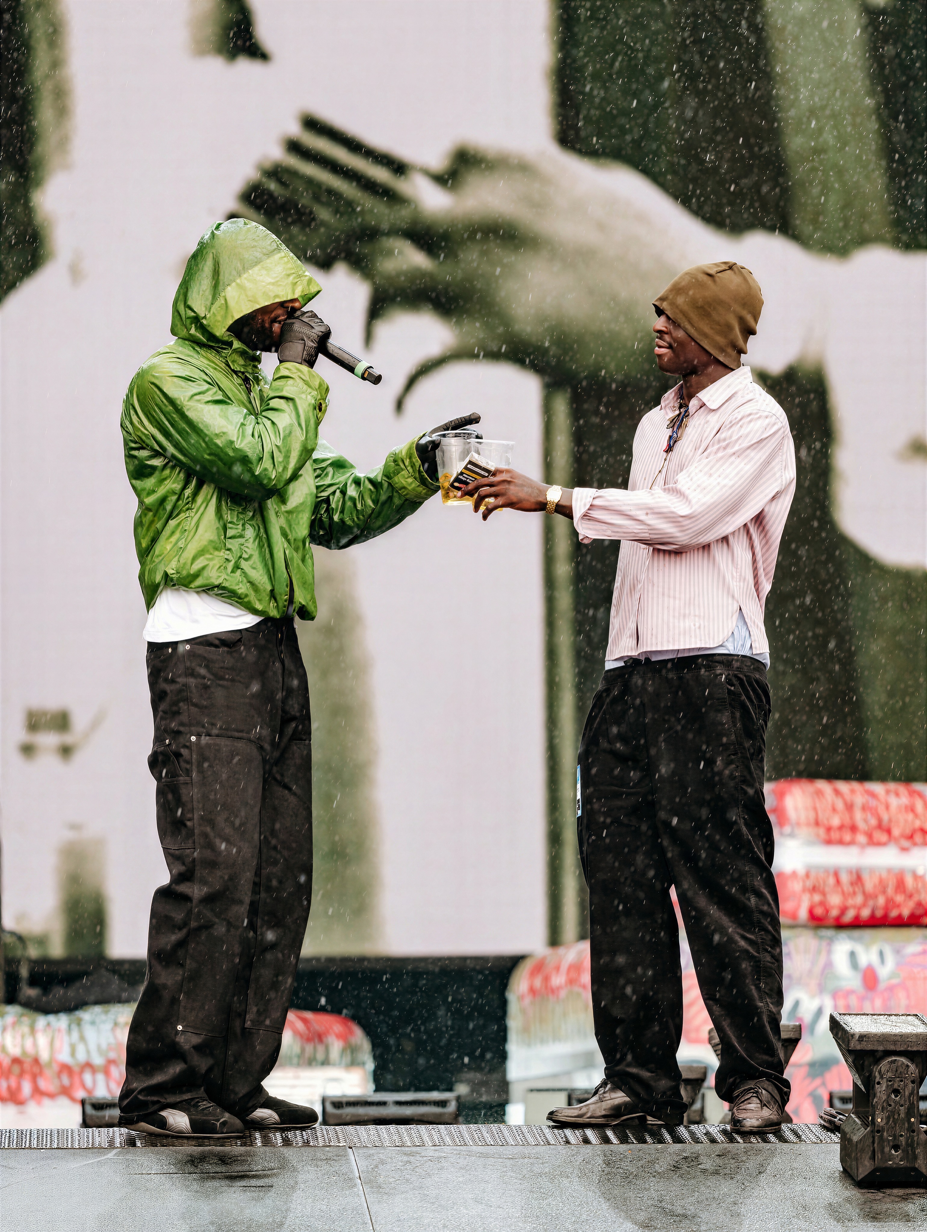 SKEPTA WORE STONE ISLAND'S RAREST 2001 JACKET AT READING (image 5)