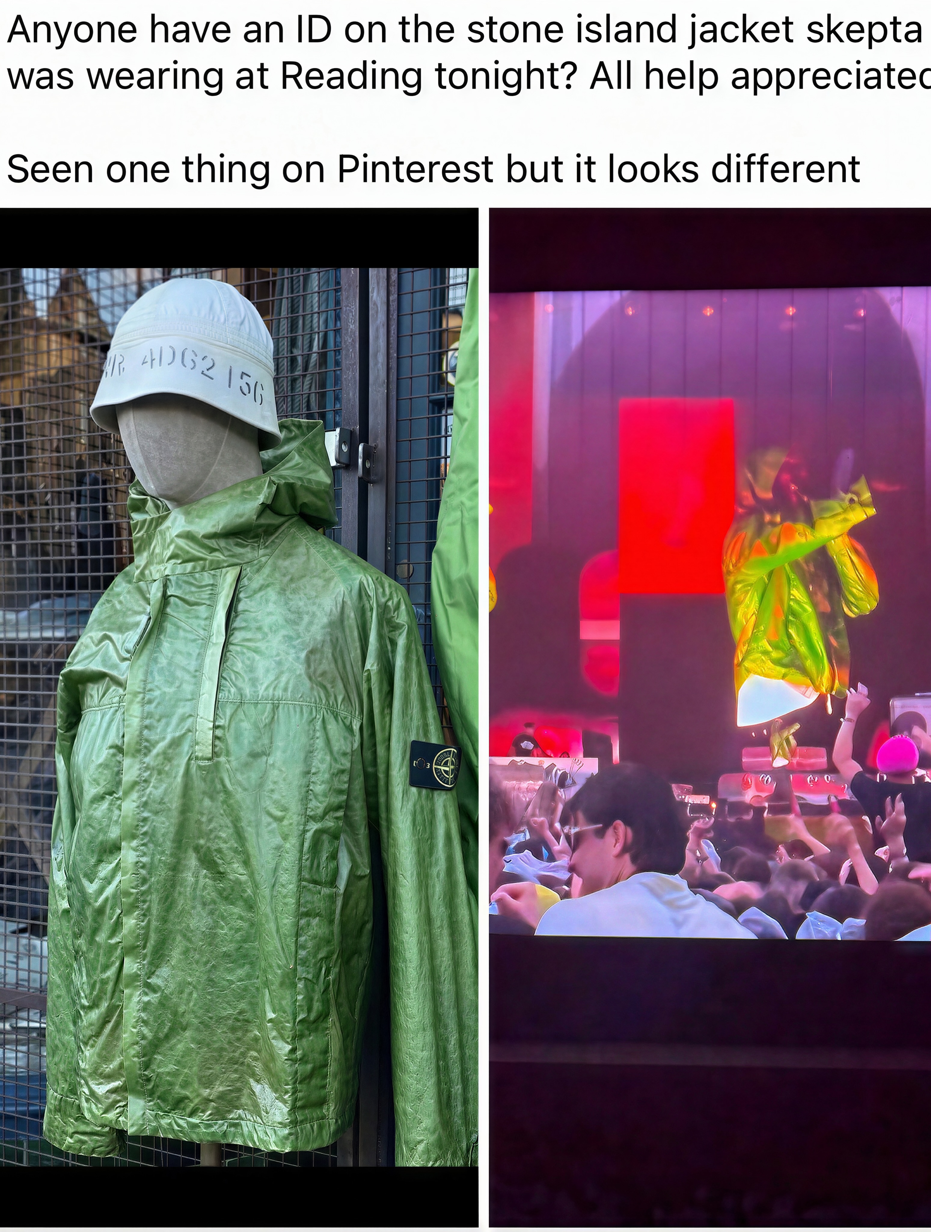 SKEPTA WORE STONE ISLAND'S RAREST 2001 JACKET AT READING (image 7)