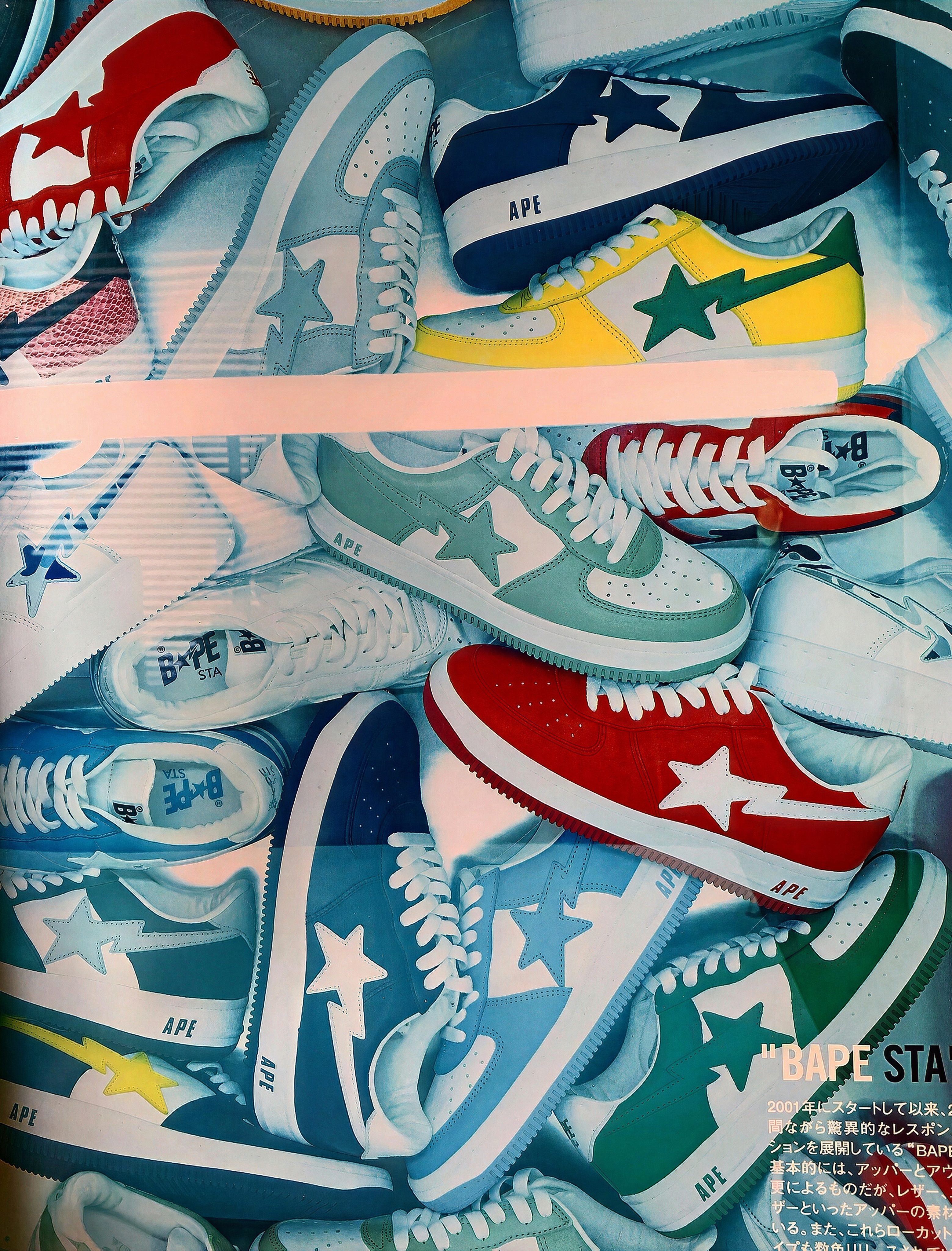 BAPE'S BAPESTA REWORKED THE AIR FORCE 1 IN 2000 (image 8)