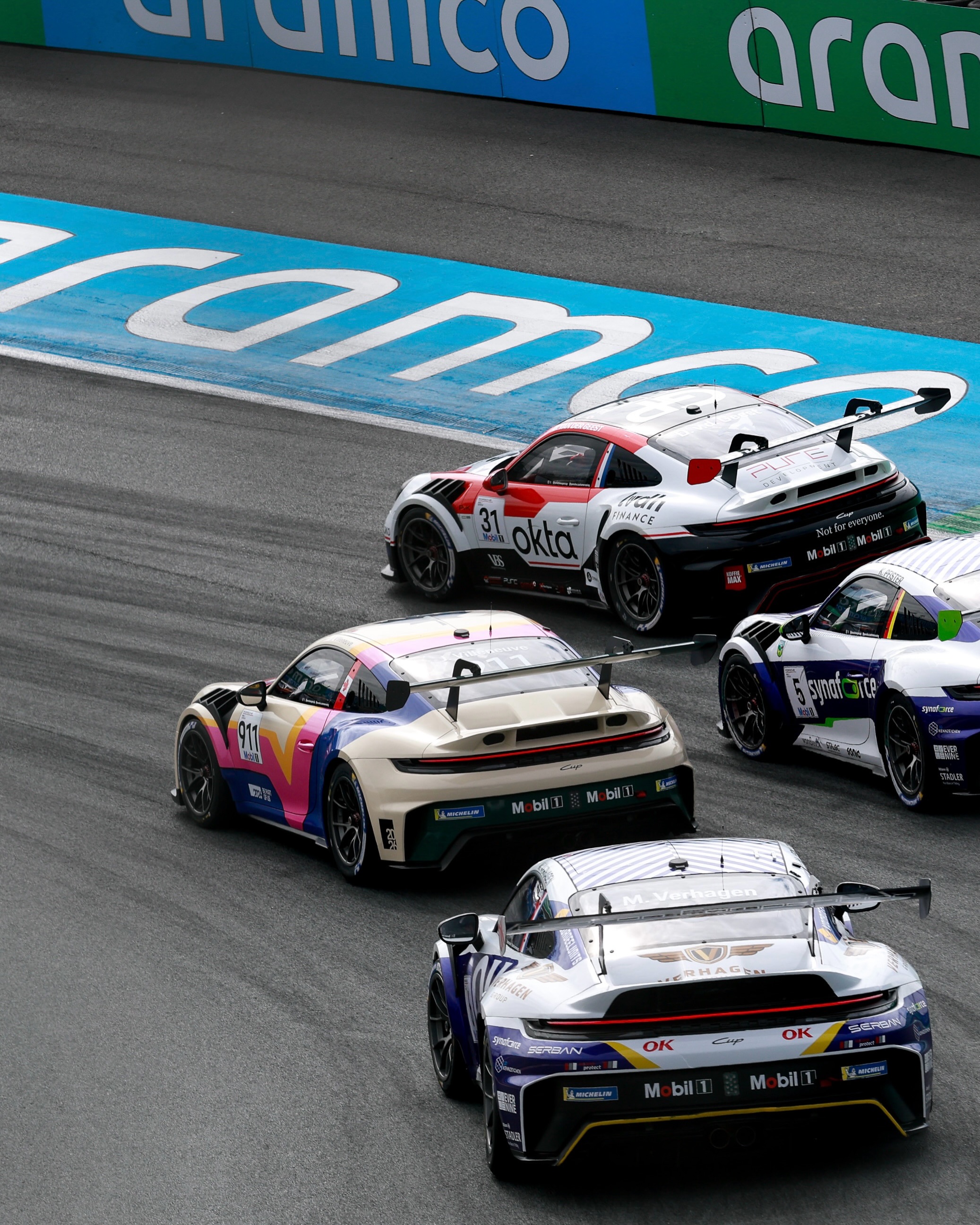 JACQUES VILLENEUVE RACES A PORSCHE NUMBERED 911 AT 55 (image 8)