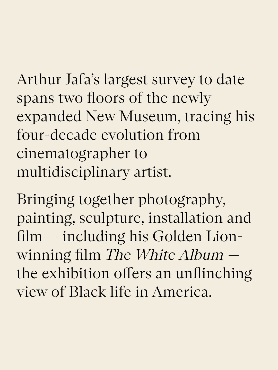 CHRISTIE'S MAPS A FOUR STOP NEW YORK ART SEASON (image 5)
