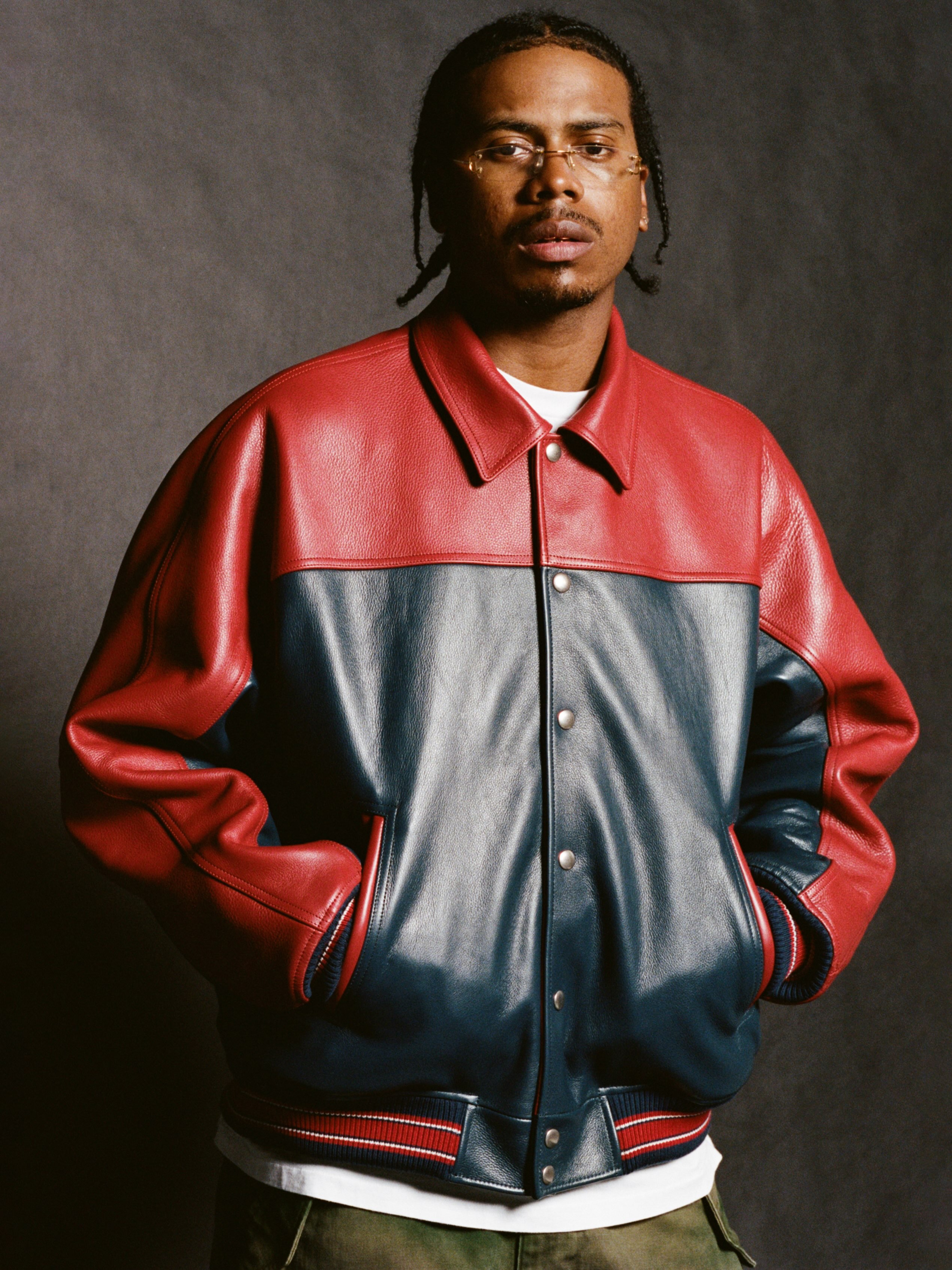 A look from the Supreme x A.PRESSE Fall 2026 collection