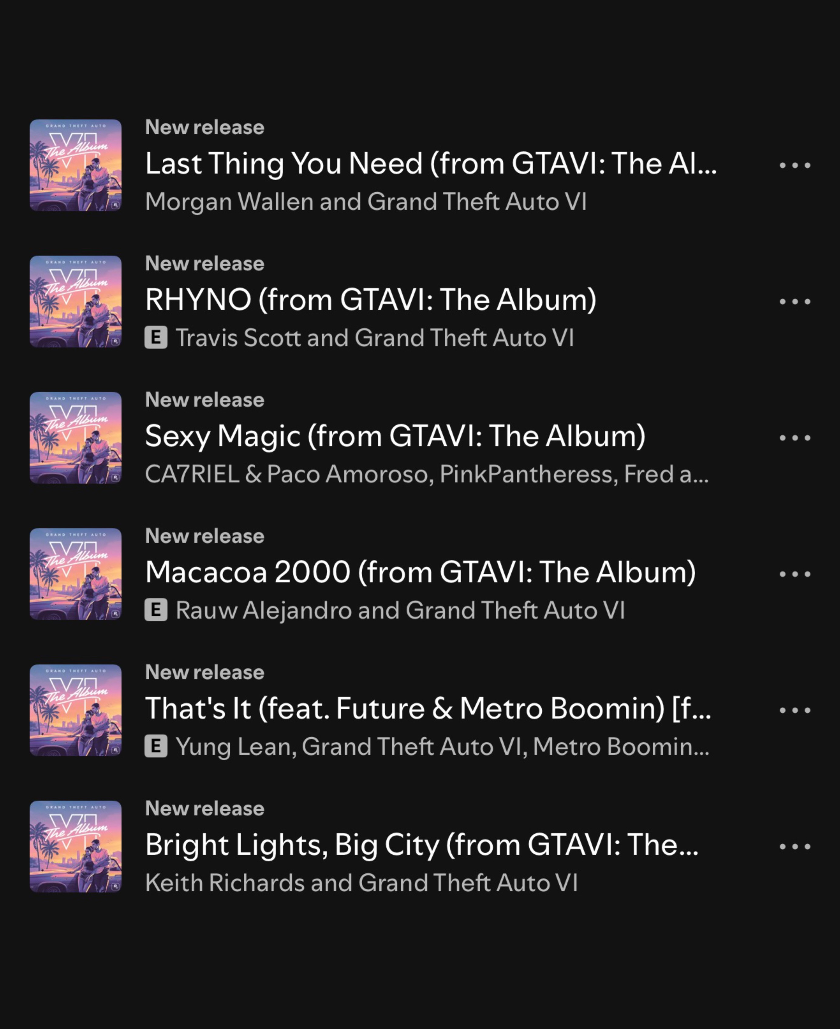 ROCKSTAR SPLITS GTA 6'S ALBUM ACROSS THREE VINYL TIERS (image 3)