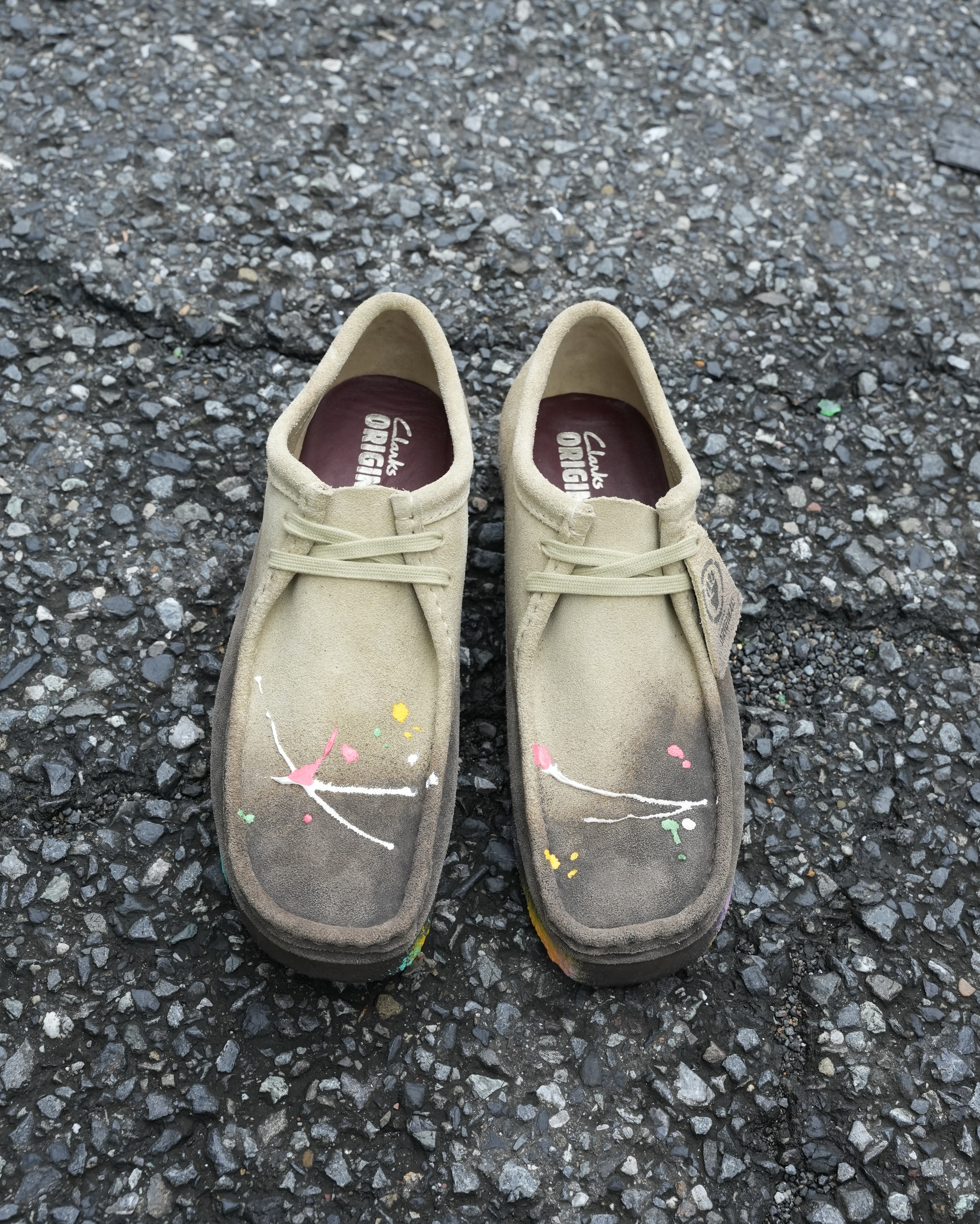 INOUE BROTHERS CLARKS WALLABEE TAKES DYE AND DRIPS (image 4)
