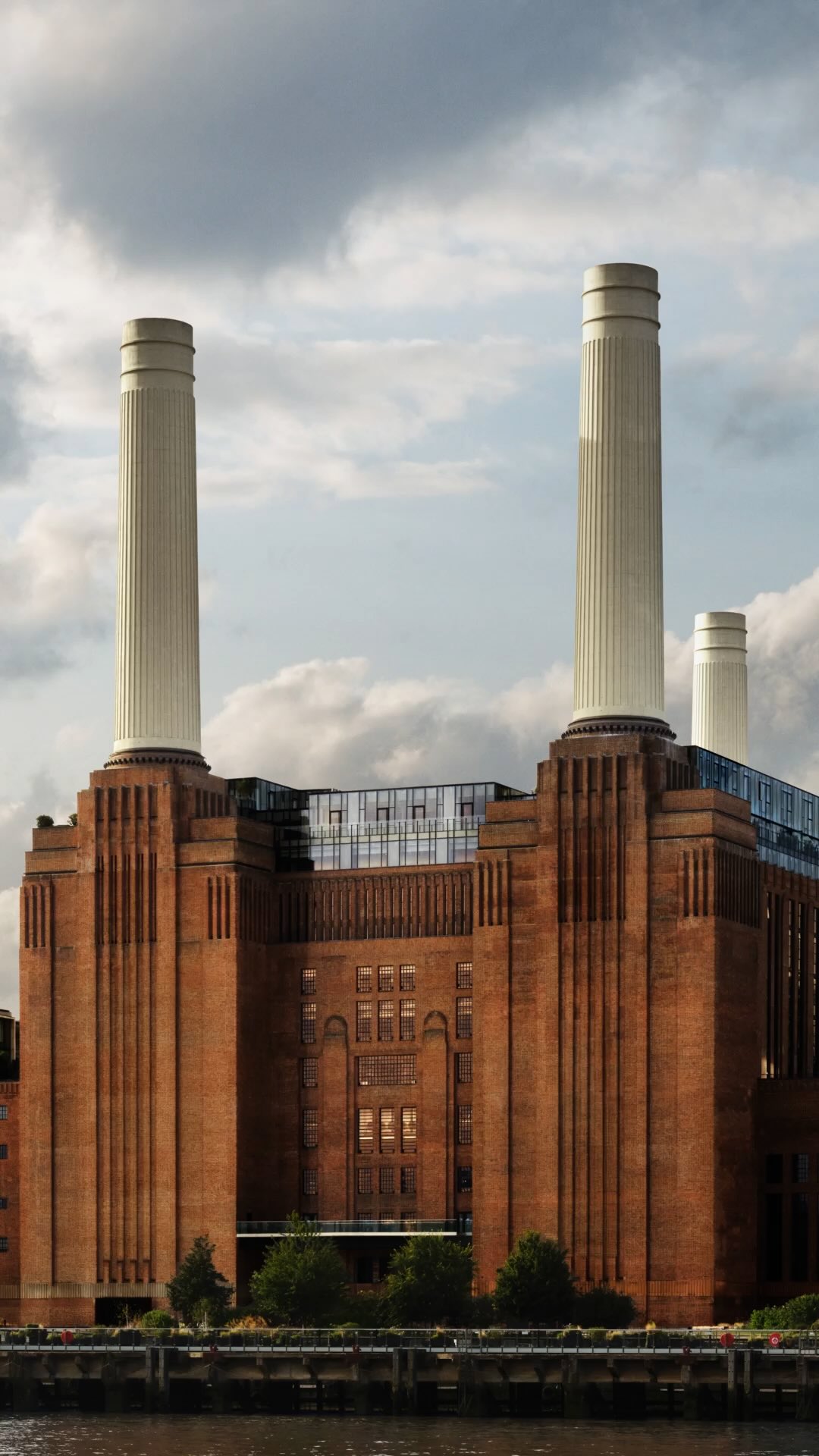 Promotional image announcing Apple Music Hall at Battersea Power Station in London