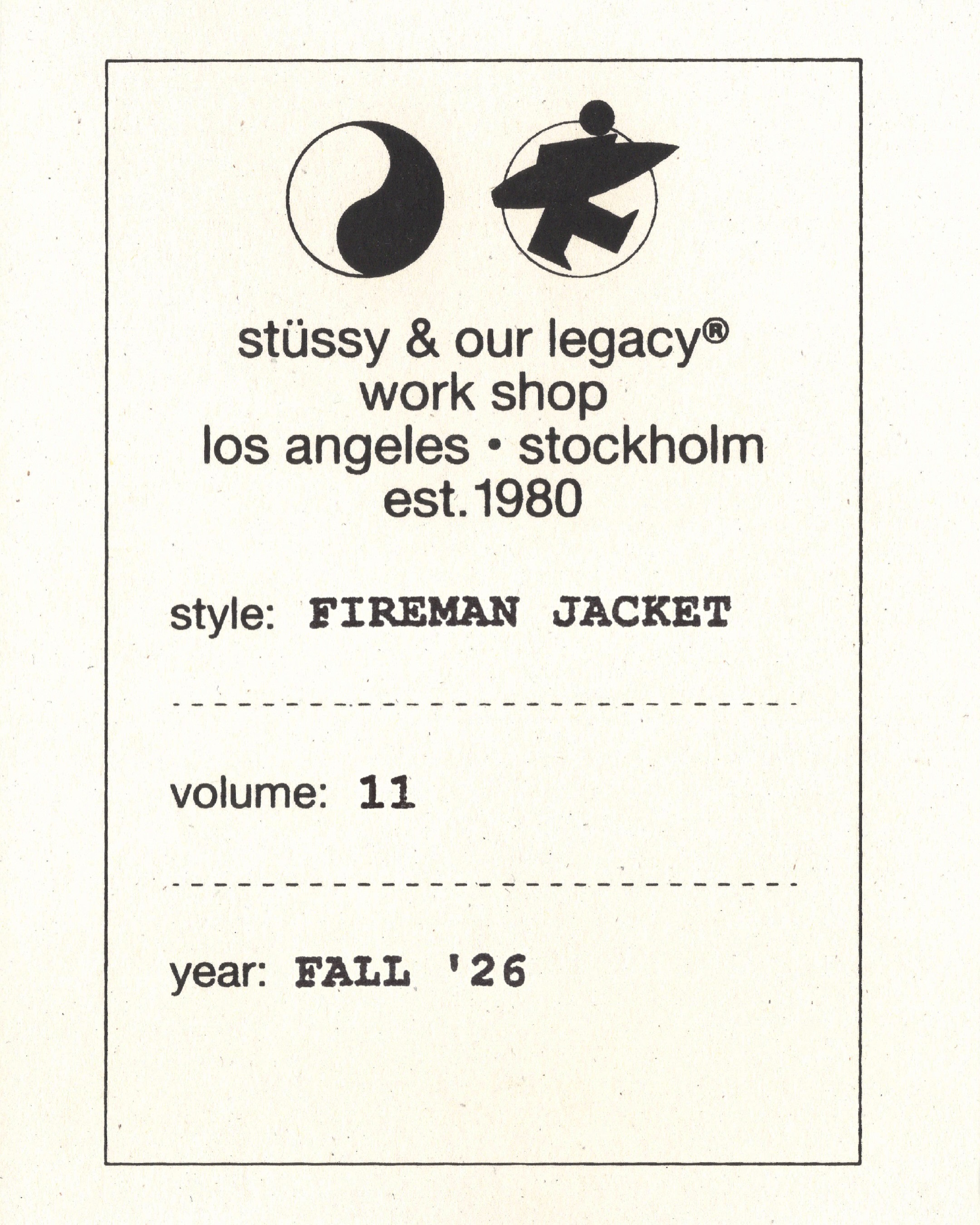 STÜSSY AND OUR LEGACY WORKSHOP VOL. 11 LANDS OCTOBER 7 (image 2)