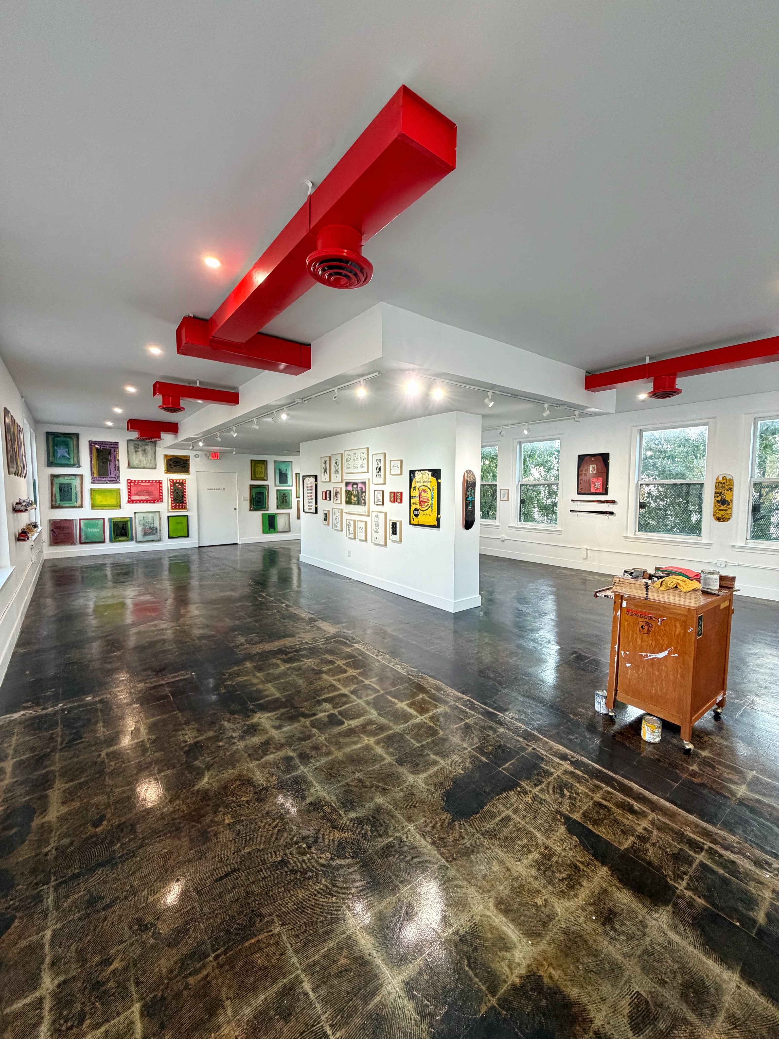 Gallery C by Carpet Company grand opening announcement for 10 Years of Bullsh!t.